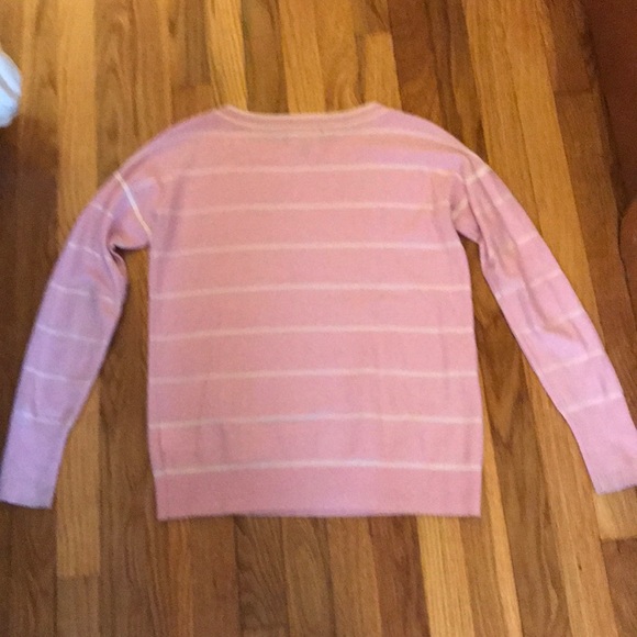 Pink and white striped sweater - Picture 2 of 2